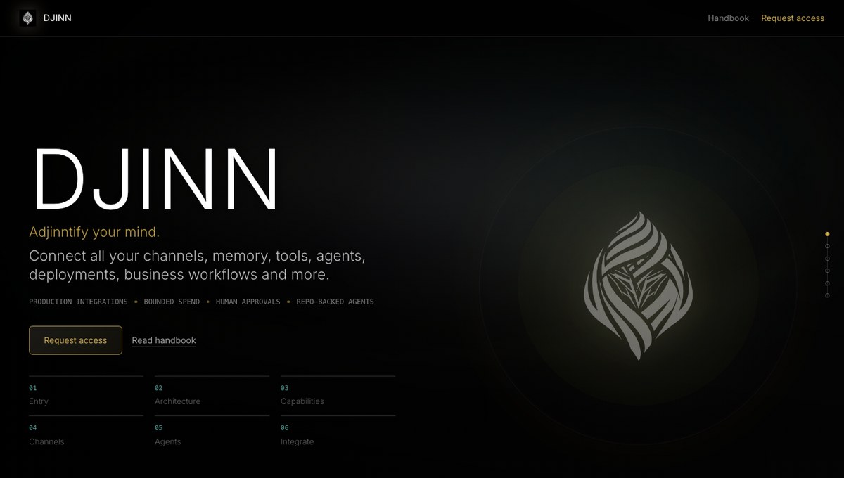 The DJINN product site