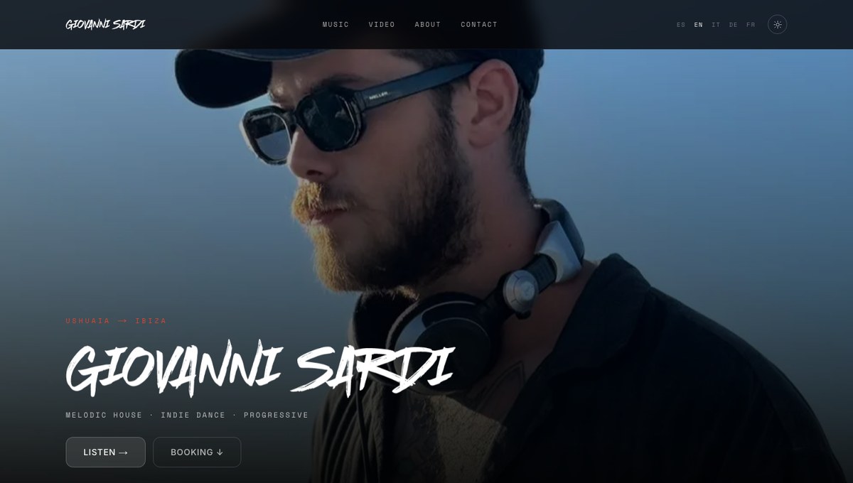 The Giovanni Sardi artist site