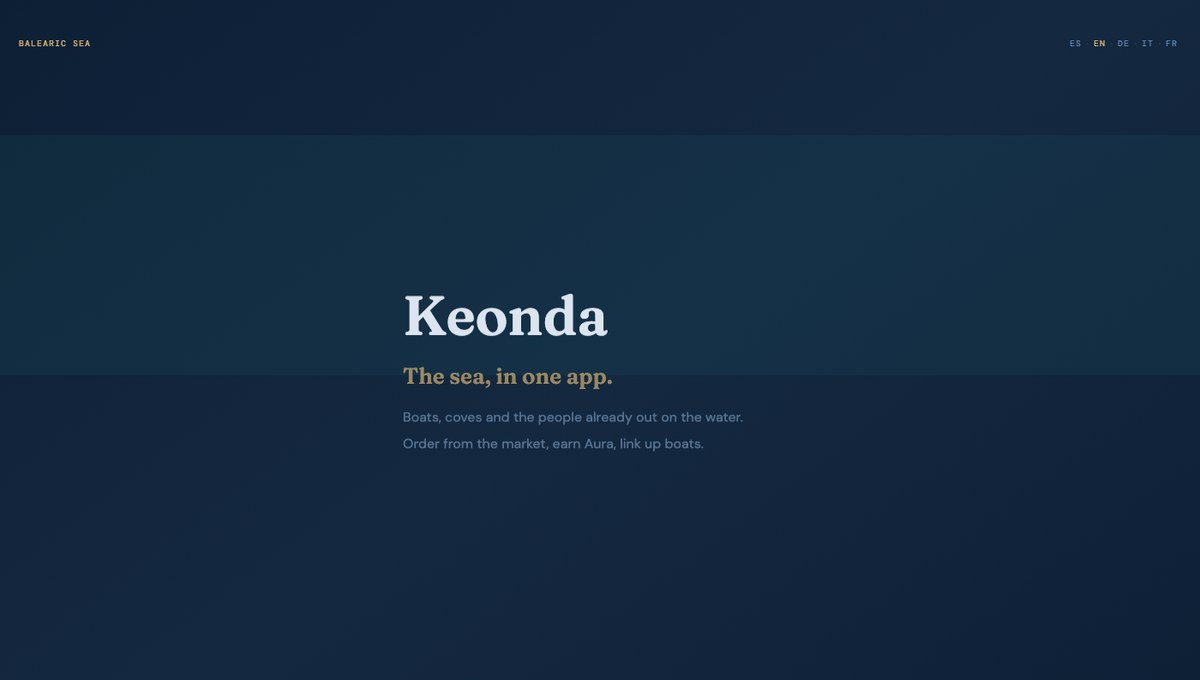 The Keonda app